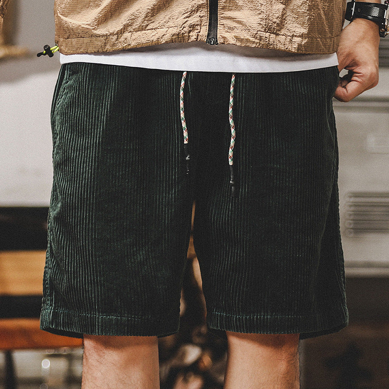 Men’s Comfortable Summer Cord Shorts
