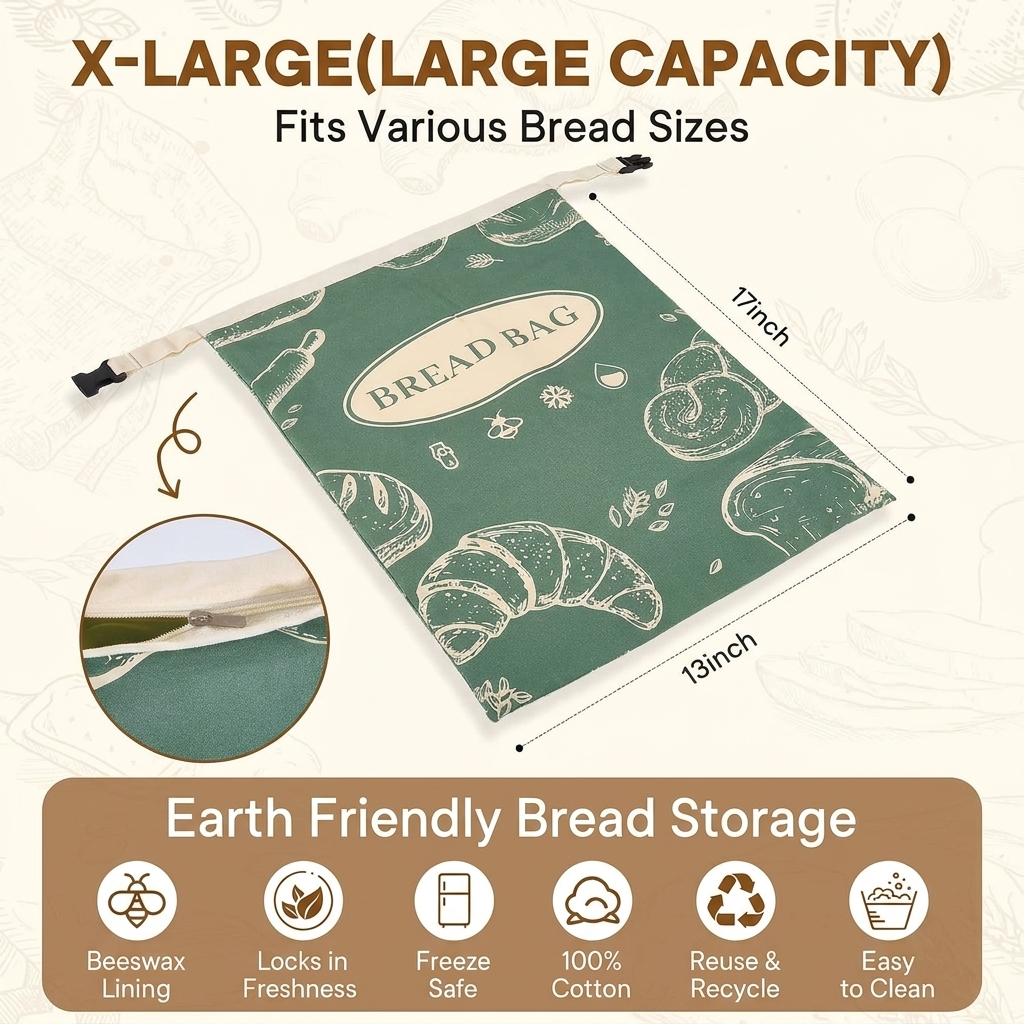 Loafresh - Beeswax bread bag